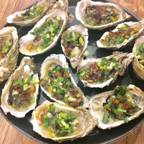 HÀU NƯỚNG MỞ HÀNH