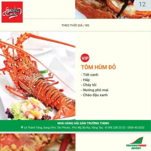 MENU CỦA QUÁN 