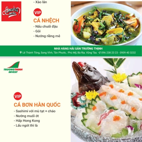 MENU CỦA QUÁN 
