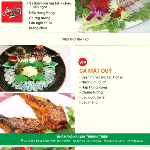 MENU CỦA QUÁN 