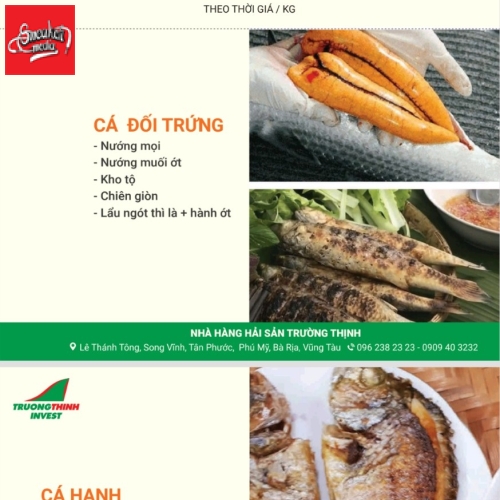 MENU CỦA QUÁN 